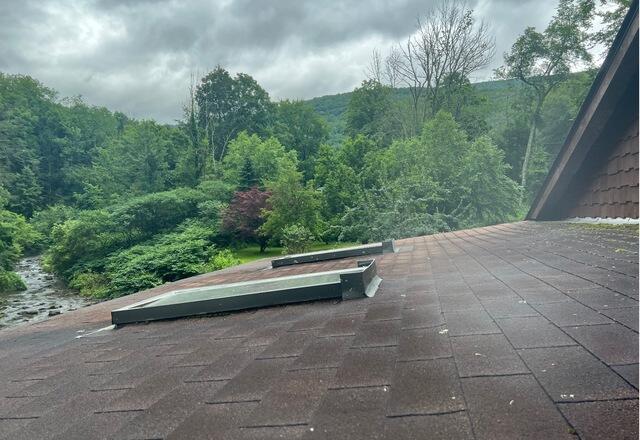 Flat Roof Replacement in Shandaken, NY - Before Photo