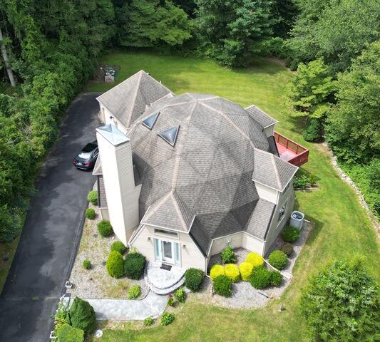 Roof Replacement in Quaker Hill, CT - Before Photo
