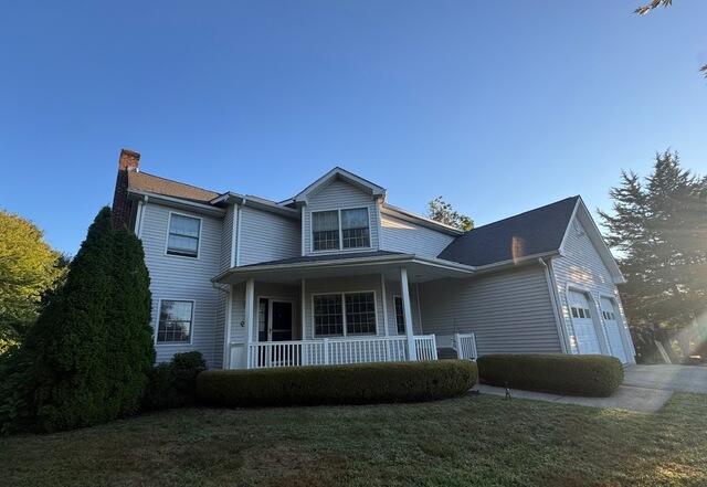 Roof Replacement in Colchester, CT - Before Photo