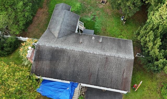 Roof Replacement in Northborough, MA - Before Photo