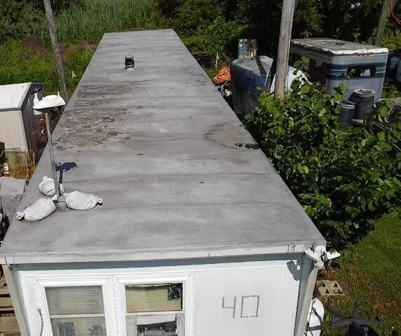 Flat Roof Replacement in Amenia, NY - Before Photo
