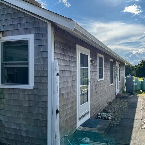 Gutter Replacement in Westport, MA - Before Photo