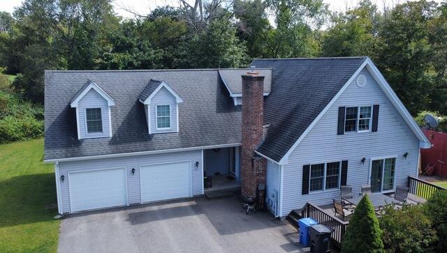 Roof Replacement in Ashford, CT - Before Photo