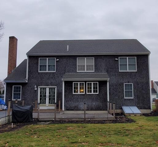 Roof Replacement in Portsmouth, RI - Before Photo