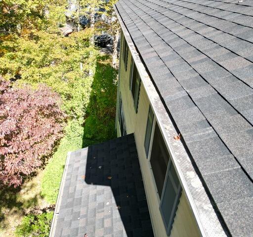 RainDrop Gutter Guard in Colchester, CT - Before Photo