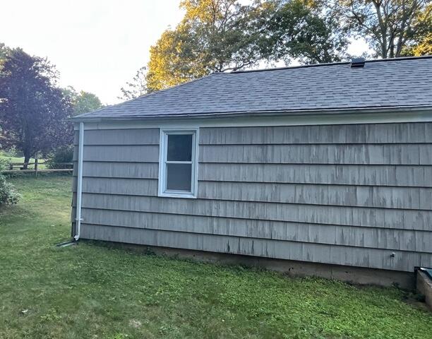 Siding Replacement in Glastonbury, CT - Before Photo