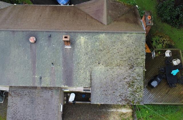 Roof Replacement in Bolton, CT - Before Photo