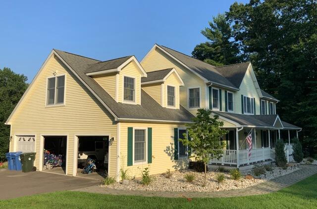 Roof Replacement in Tolland, CT - Before Photo