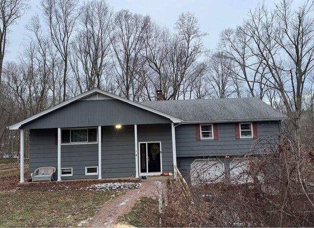 Roof Replacement in Ledyard, CT - Before Photo