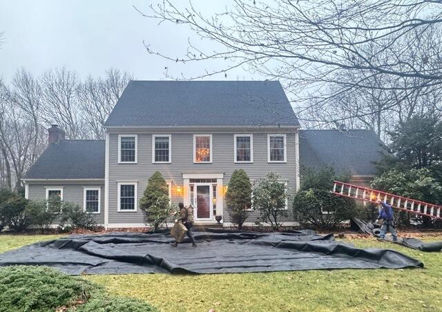 Roof Replacement in Tolland, CT - Before Photo