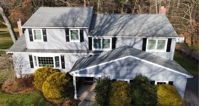 Roof Replacement in Simsbury, CT - Before Photo