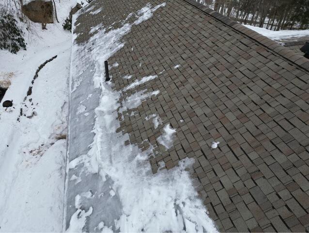 Roof Replacement in East Hampton, CT - Before Photo