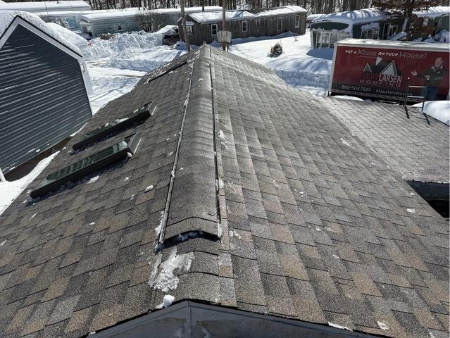 Snow Removal in Exeter, RI - After Photo