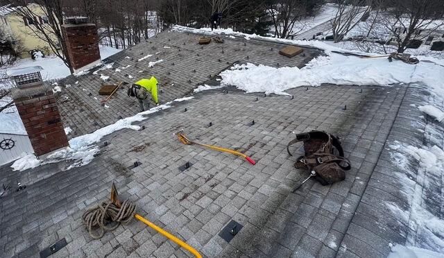 Roof Replacement in Goshen, NY - Before Photo