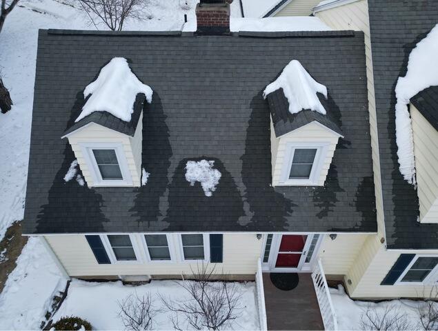 Roof Replacement in Mansfield Center, CT - Before Photo