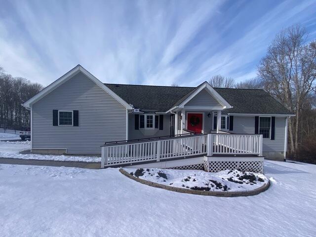 Roof Replacement in Ledyard, CT - Before Photo