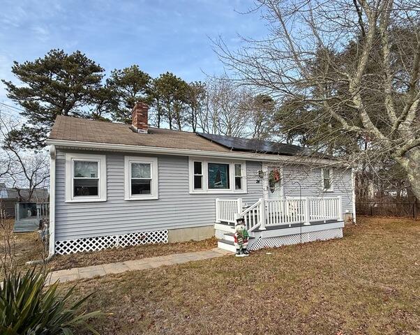 Roof Replacement in East Wareham, MA - Before Photo