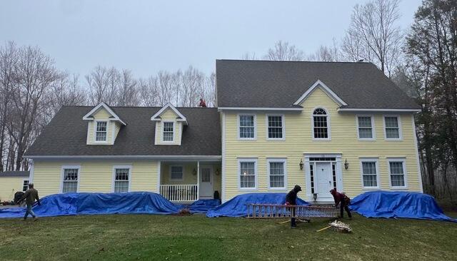 Roof Replacement in Willington, CT - Before Photo