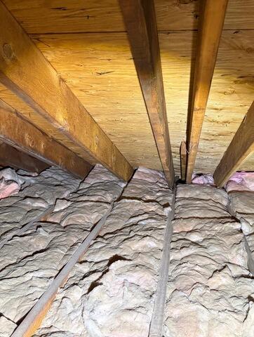 Insulation in Greenville, RI - Before Photo