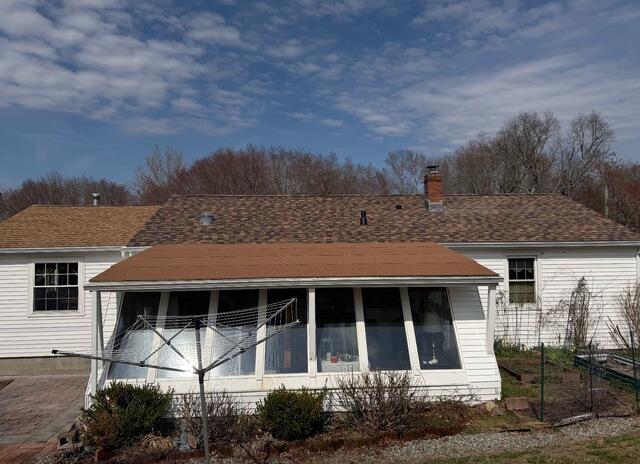 Roof Replacement in Ledyard, CT - After Photo