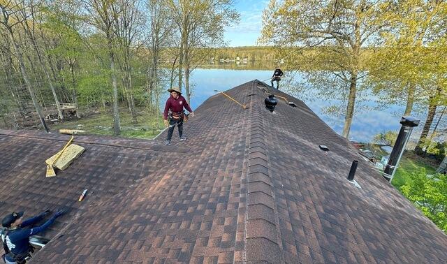 Roof Replacement in Lebanon, CT - Before Photo