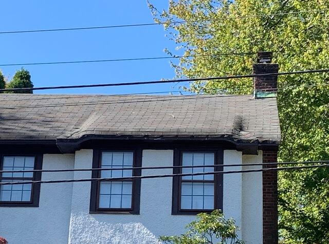 Roof Replacement in West Hartford, CT - Before Photo