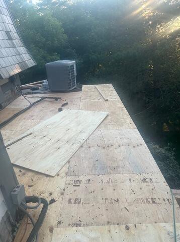 Flat Roof Replacement in Dobbs Ferry, NY - Before Photo