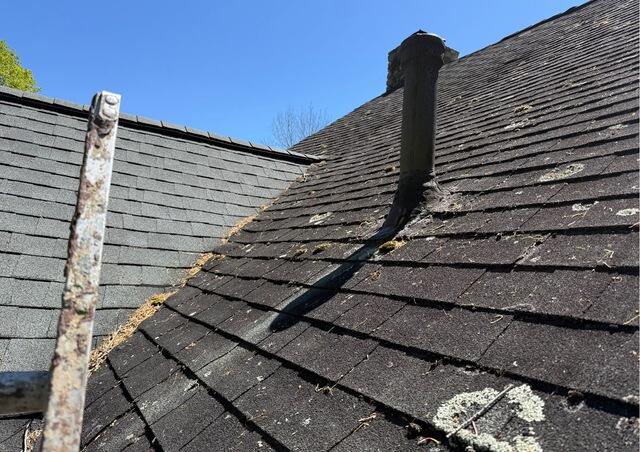 Roof Replacement in Mansfield Center, CT - Before Photo
