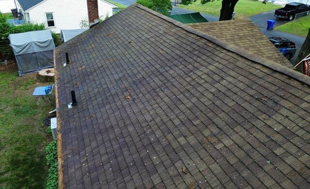 Home in Enfield, CT Gets New Roof Replacement - Before Photo