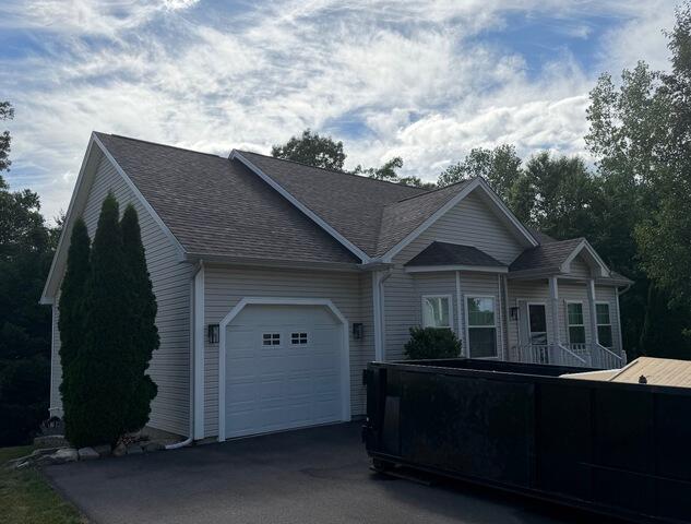 Old Roof Replaced in Tolland, CT - After Photo