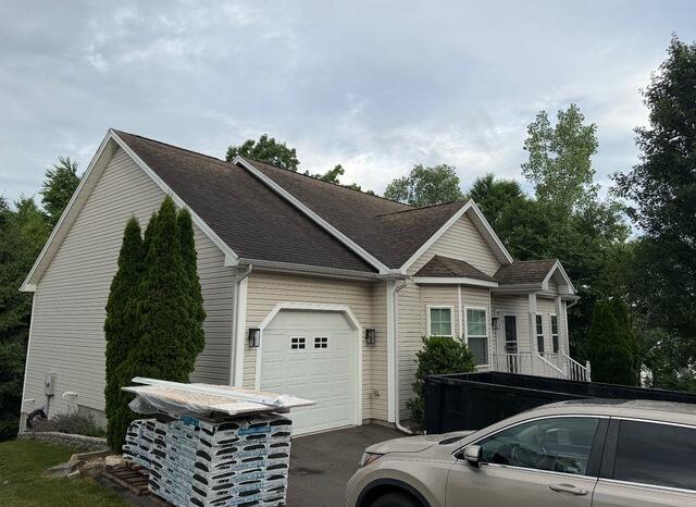 Old Roof Replaced in Tolland, CT - Before Photo