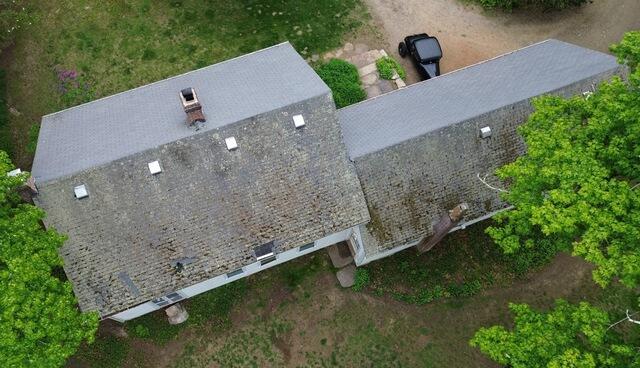 Aging Roof Replacement in Storrs, CT - Before Photo