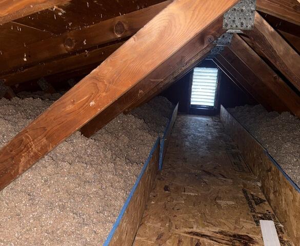 Make upstairs of Wheeling Wv home cooler in the summer. - After Photo