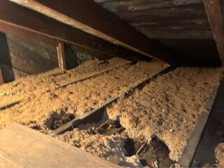 Attic sanitation and insulation upgrade in Houston, PA