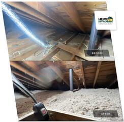 Attic insulation upgrade for a new furnace in Bridgeville, PA 15017