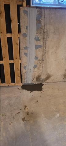 Crack repair in Moose Creek - After Photo