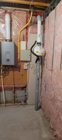 radon mitigation system install in Rockland,ON - After Photo