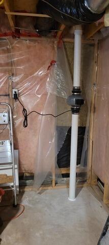 Radon Installation in Ottawa, ON - Before Photo