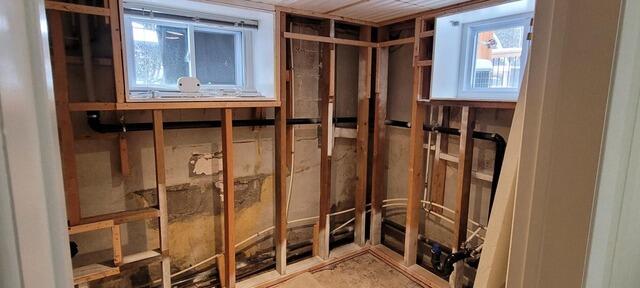 Basement waterproofing in Ottawa,ON - Before Photo