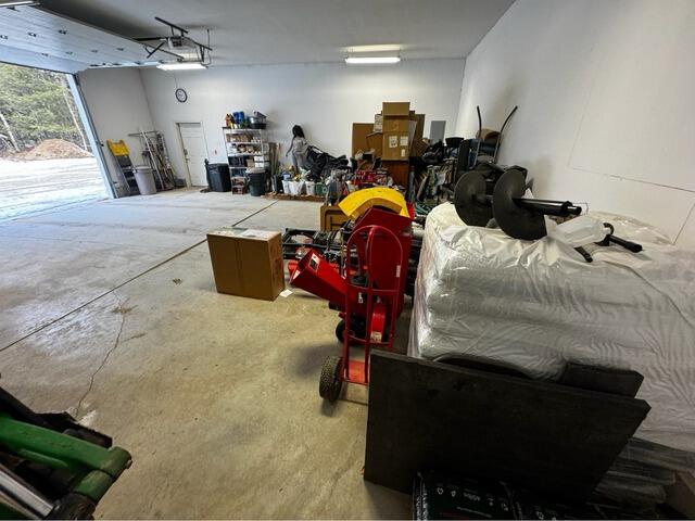 Concrete Floor Leveling in East Wakefield, NH - Before Photo