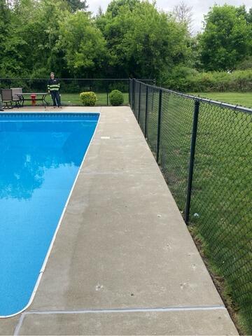 Sunken Pool Deck Repair in East Bridgewater, MA - After Photo