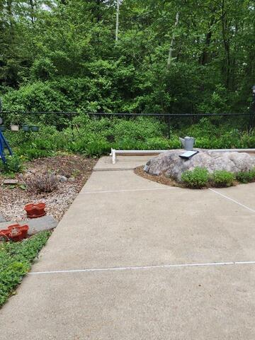 Concrete Pool Deck Repair in Kingston, NH - Before Photo