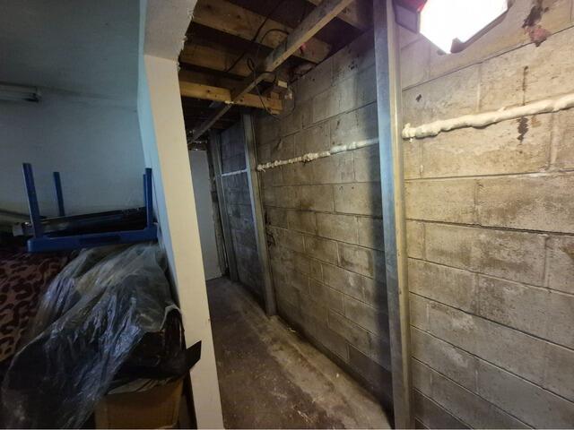 Leaning Foundation Wall Repair in Ashburnham, MA