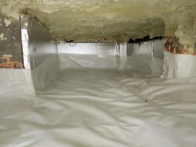 Wet and Cold Crawl Space Repair in Revere, MA - After Photo
