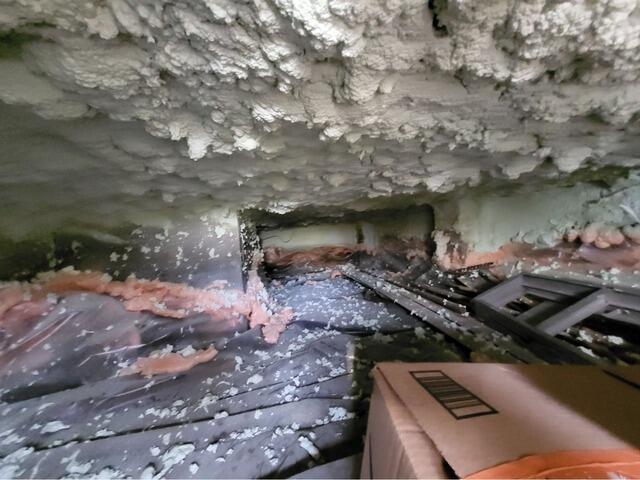 Wet and Cold Crawl Space Repair in Revere, MA - Before Photo