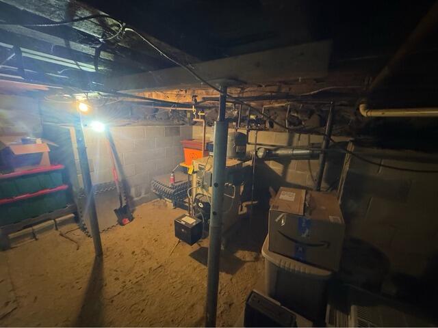 Floor Leveling and Stabilization in Greenland, NH - Before Photo
