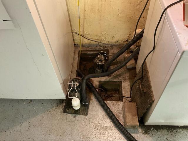 Replacing a Failing Sump Pump with Reliable Sump Pump and Drainage System in Manchester, NH