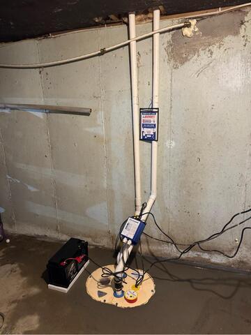 Replacing a Failing Sump Pump System in Raymond, NH - After Photo
