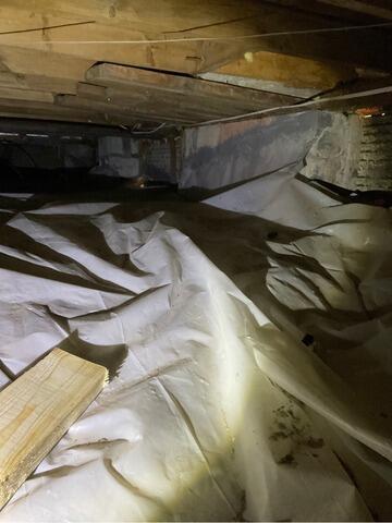 Sagging Floor Repair and Crawl Space Insulation in Gloucester, MA