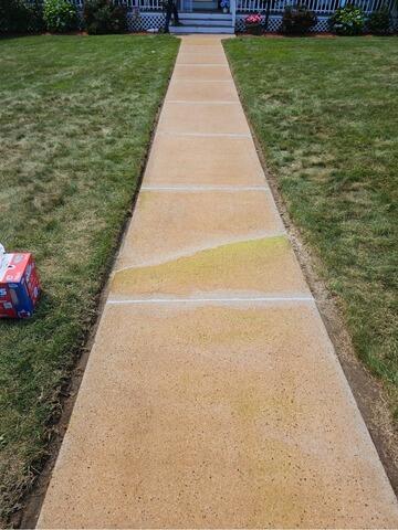 Concrete Walkway Repair in North Andover, MA - After Photo